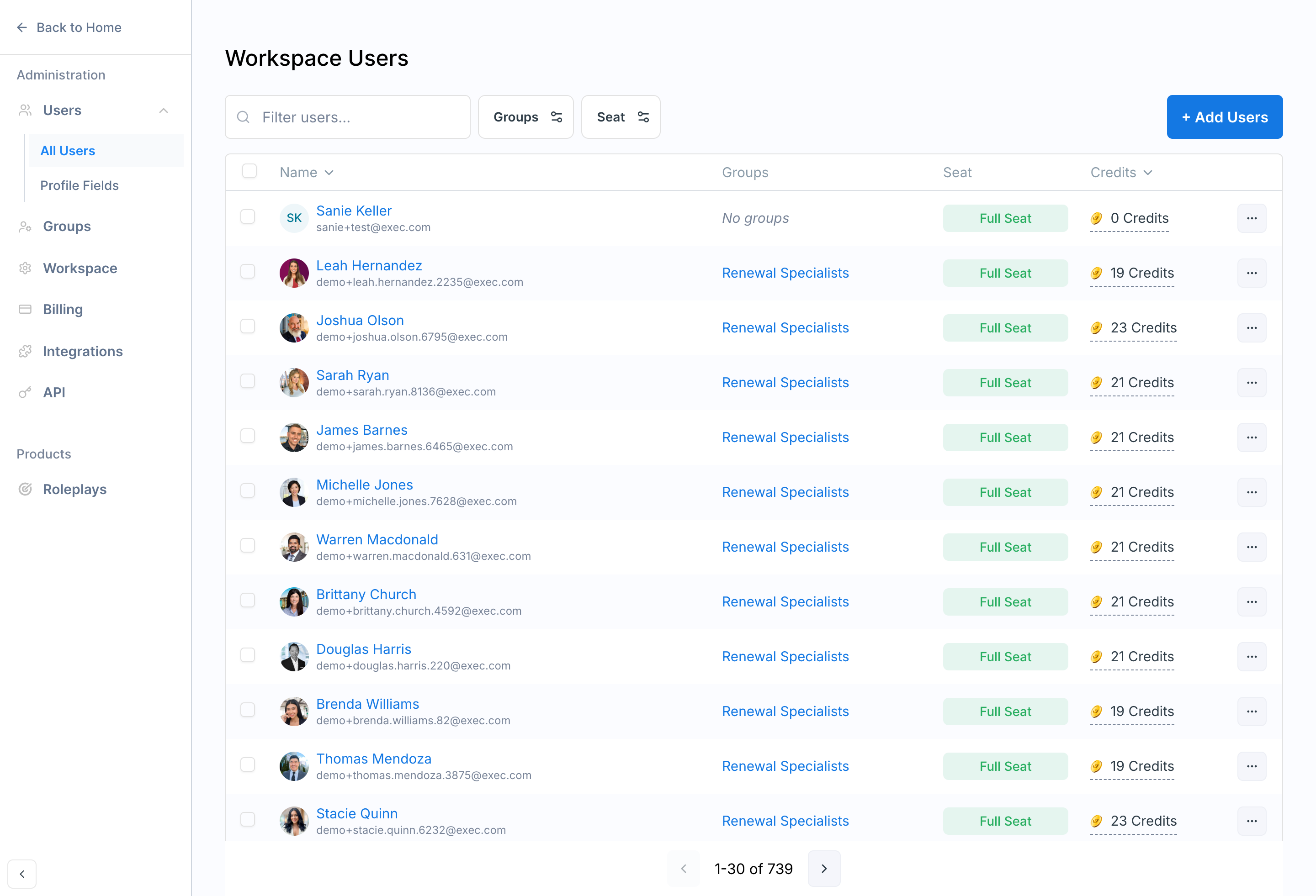Add a New User - Exec Docs