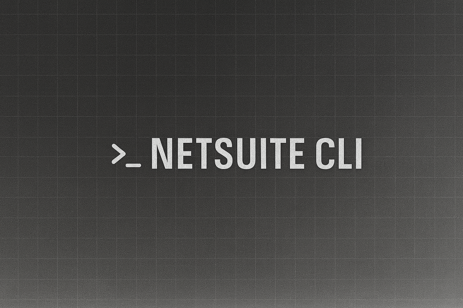 NetSuite CLI Setup