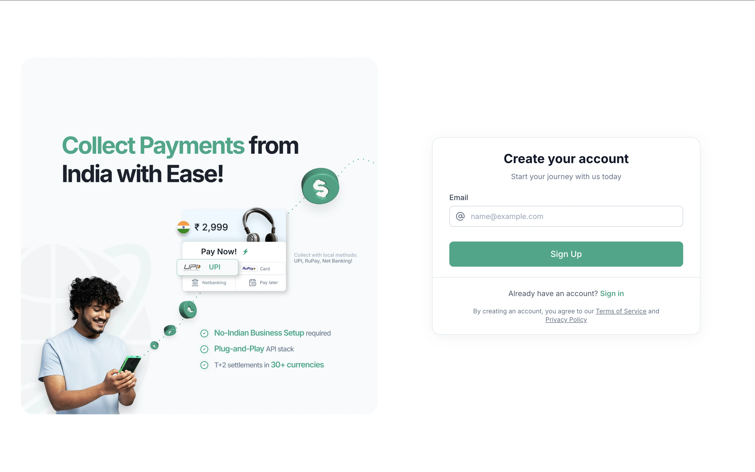 Collect Payments from India with Ease