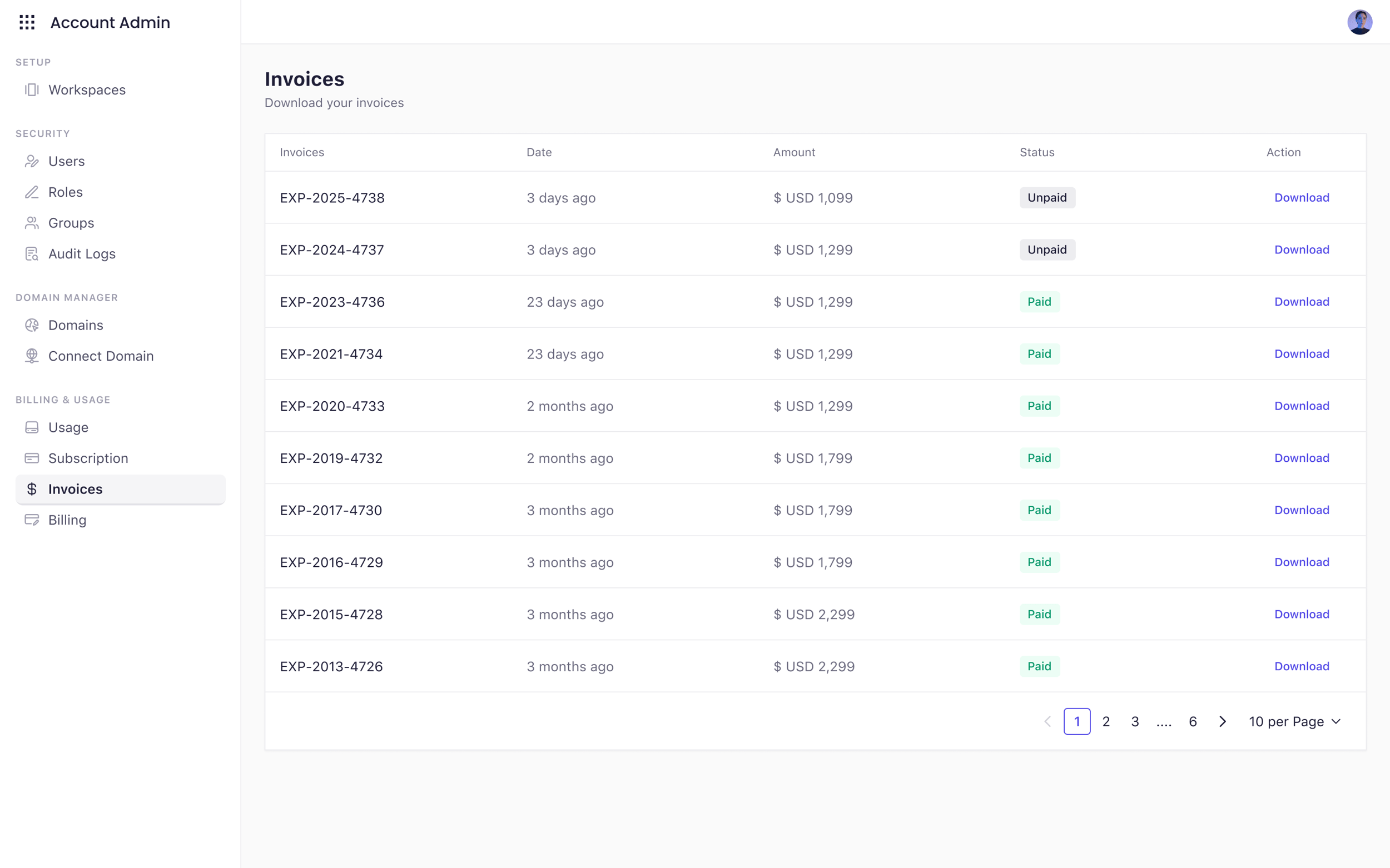 Inspyrus Invoices Invoices - Experro