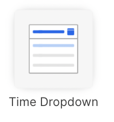Time Dropdown element