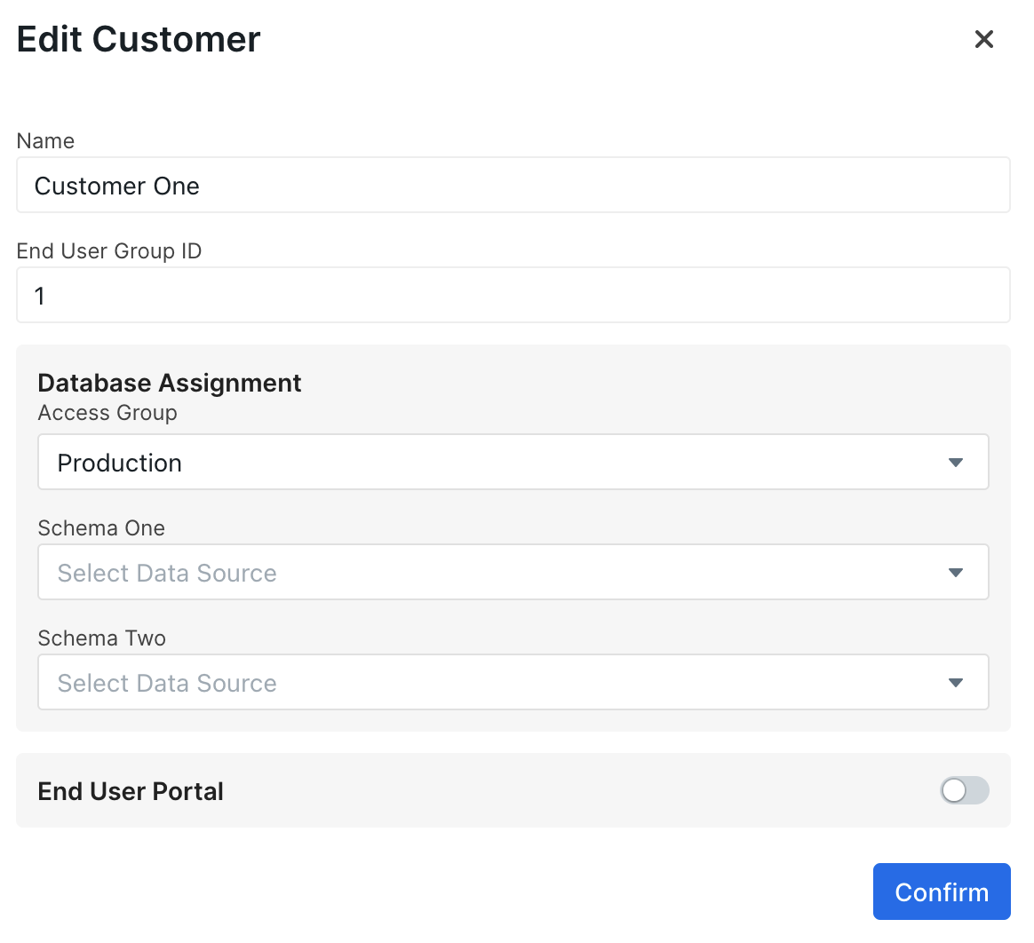 Selecting to rename the provided_id