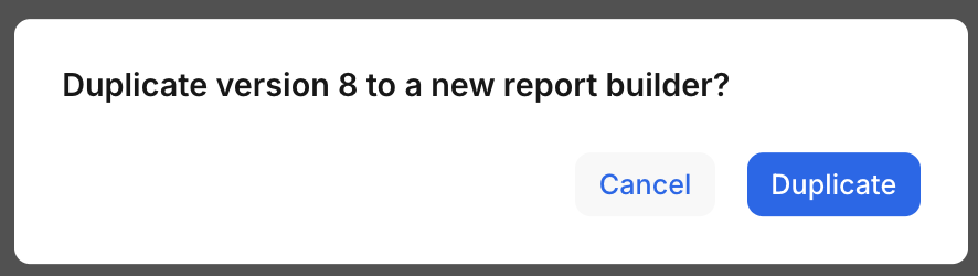 Duplicate Modal