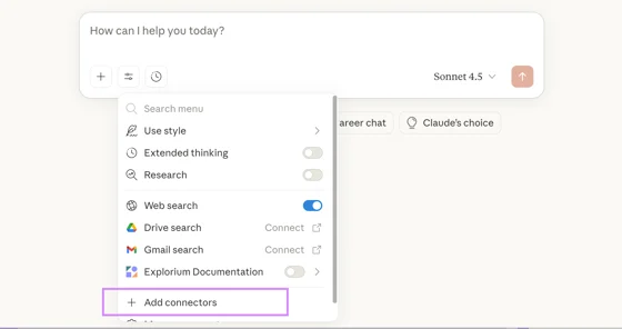 Claude Desktop Integration - Explorium docs