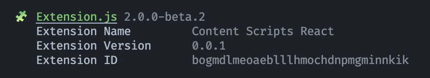 Extension.js 2.0.0-beta banner