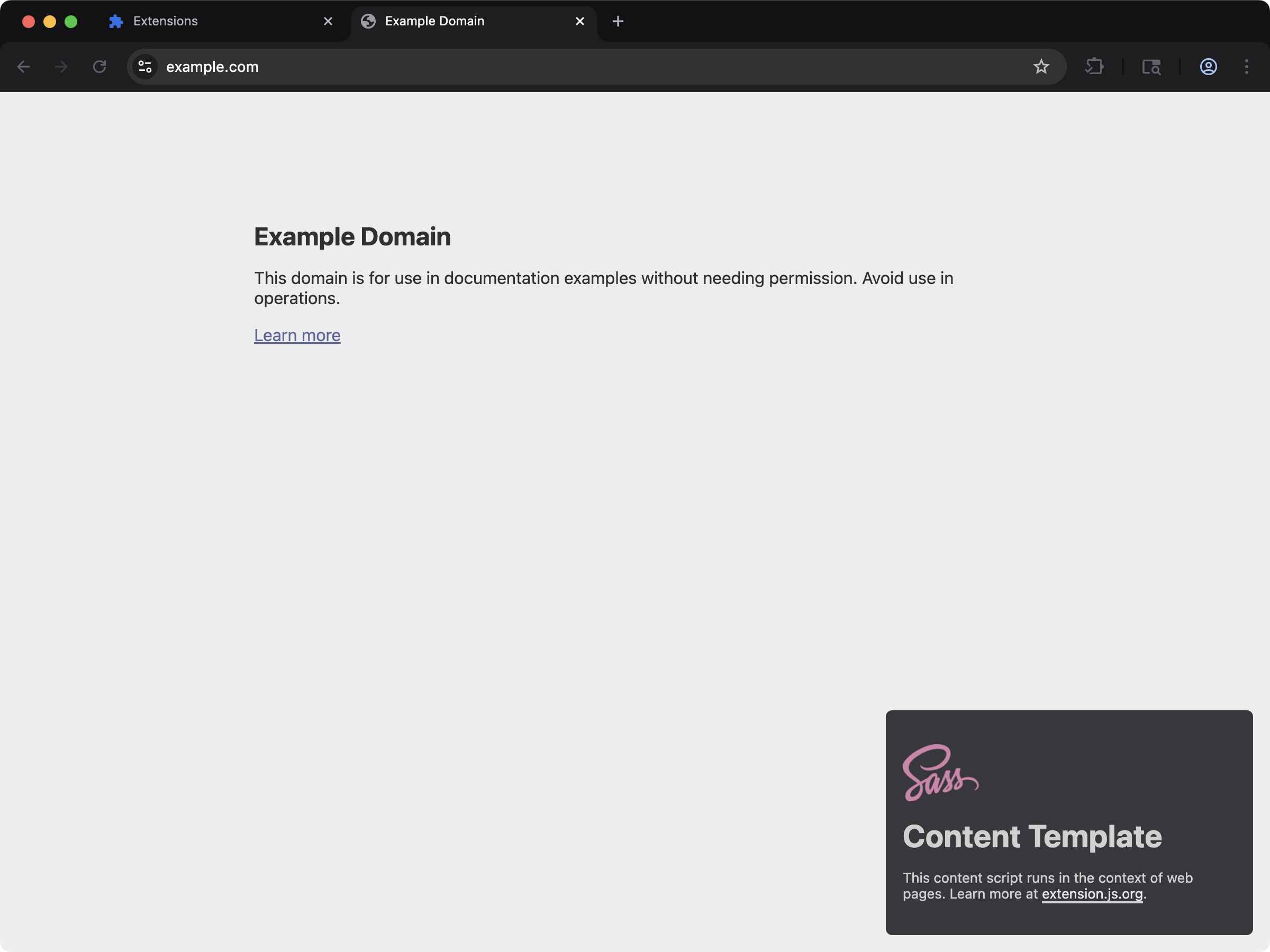 CSS, Sass, and Less in browser extensions - Extension.js