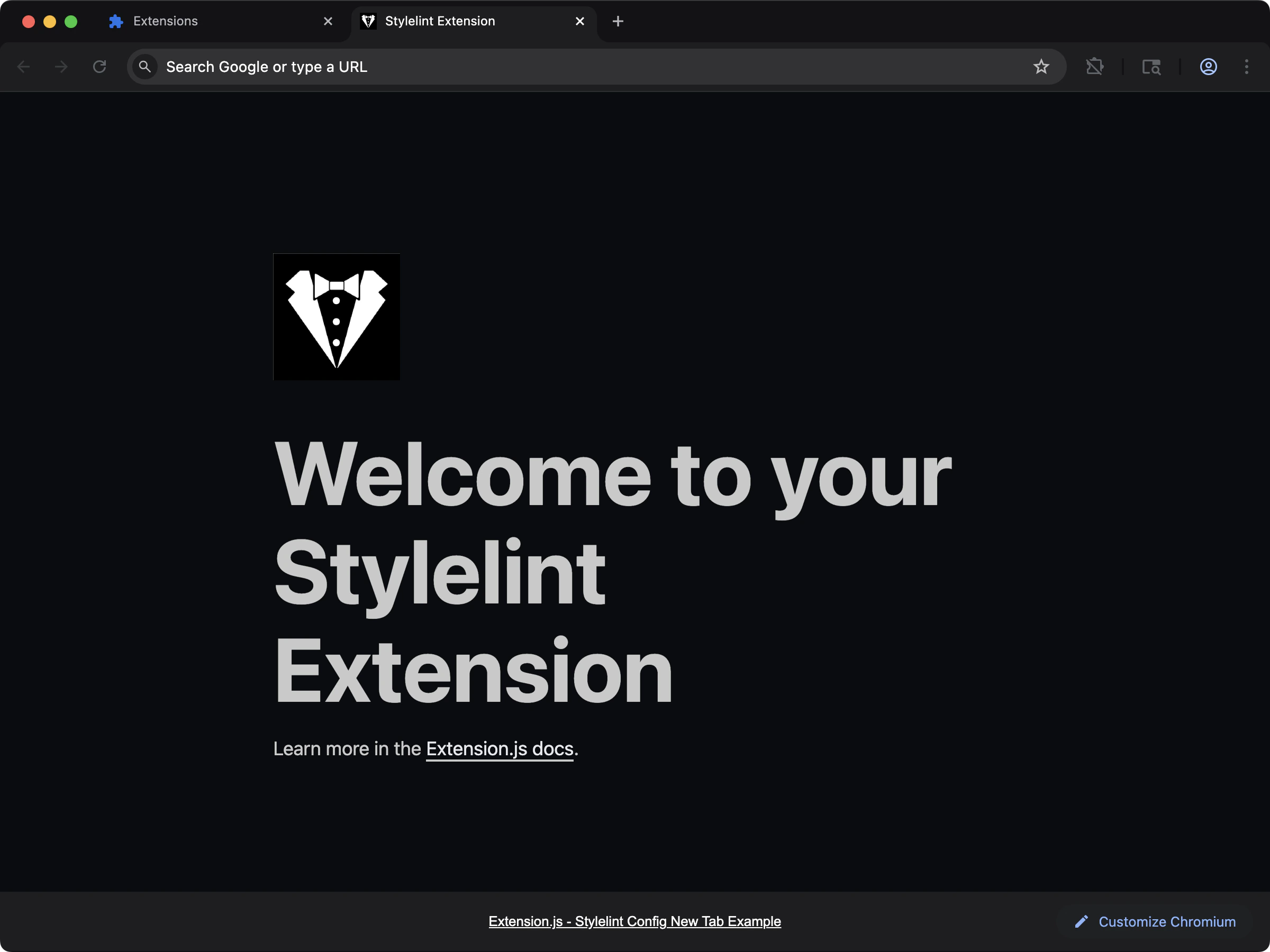 new-config-stylelint screenshot