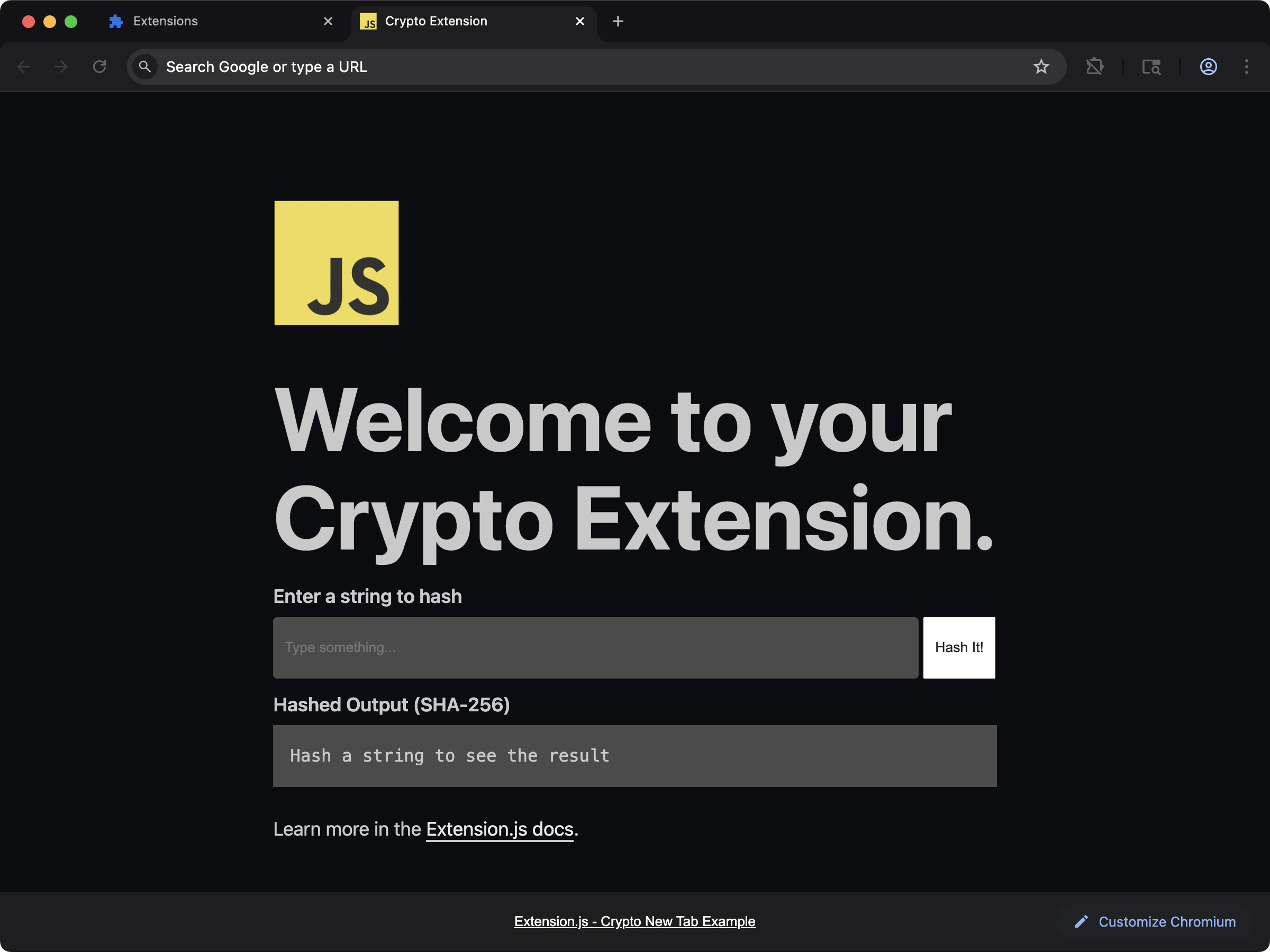 new-crypto template screenshot