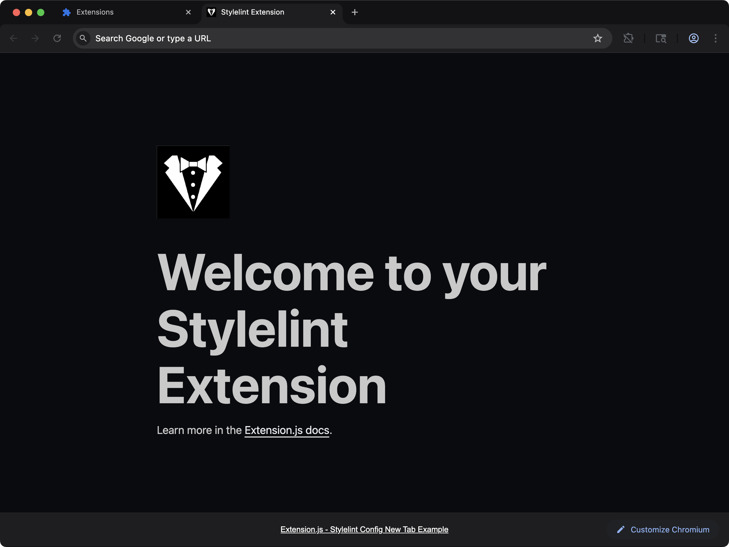 new-config-stylelint screenshot