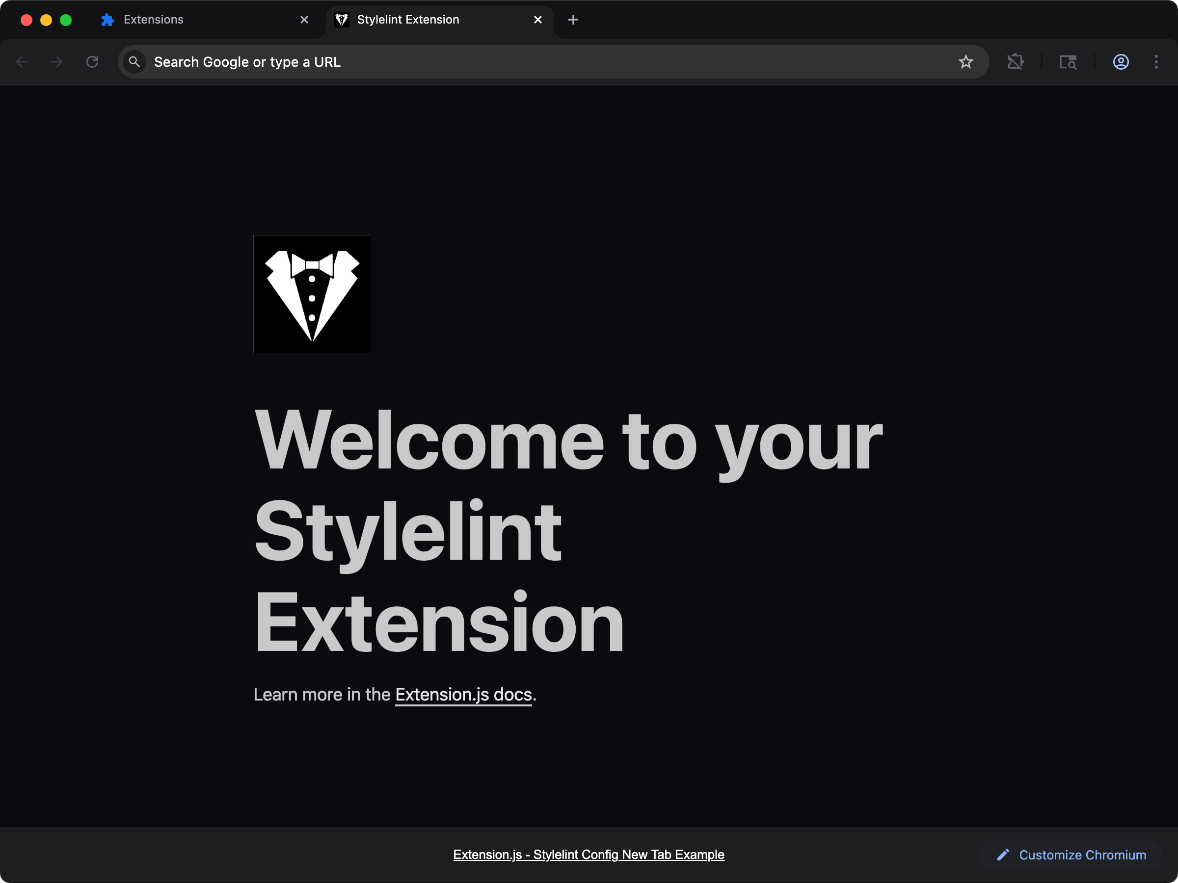 new-config-stylelint screenshot