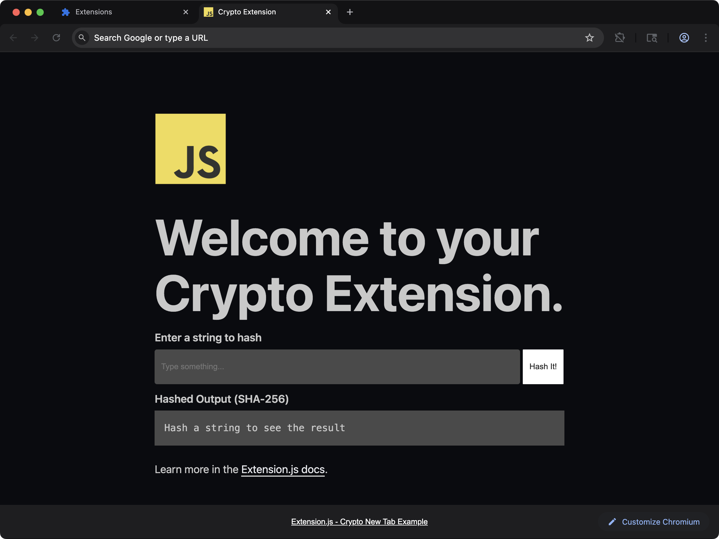 new-crypto template screenshot