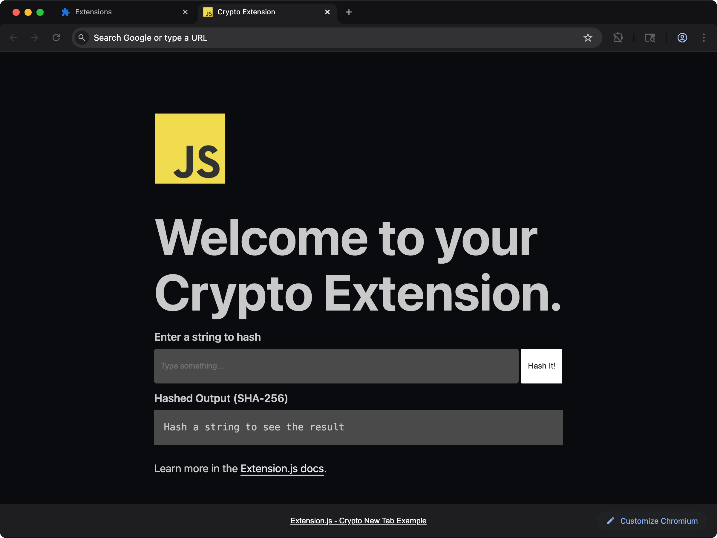 new-crypto template screenshot