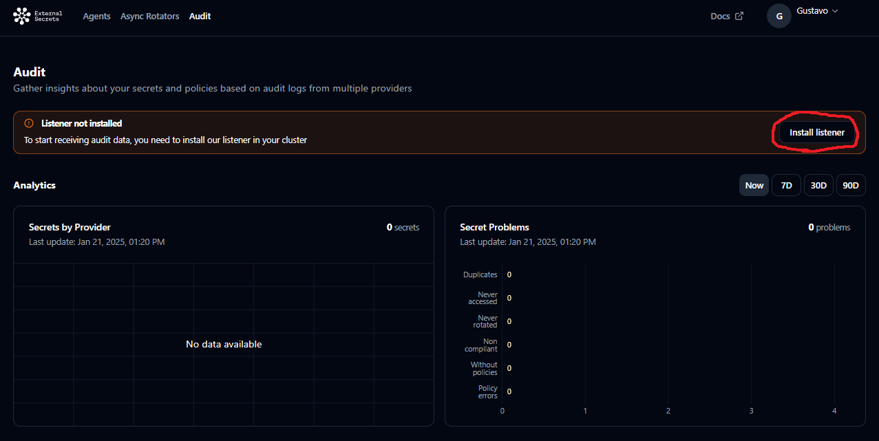 Add a New Audit Listener