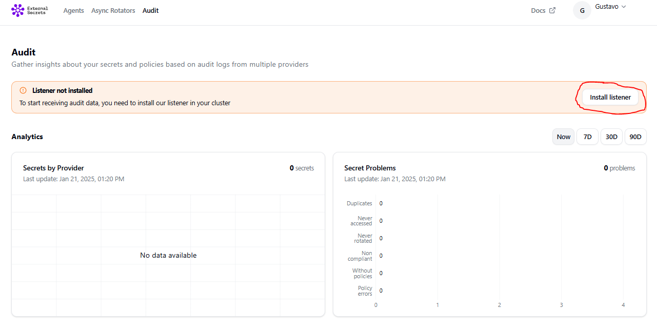 Add a New Audit Listener