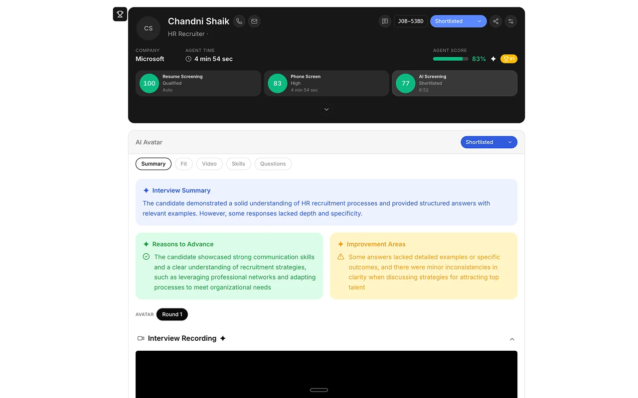 Review the report in Monitor