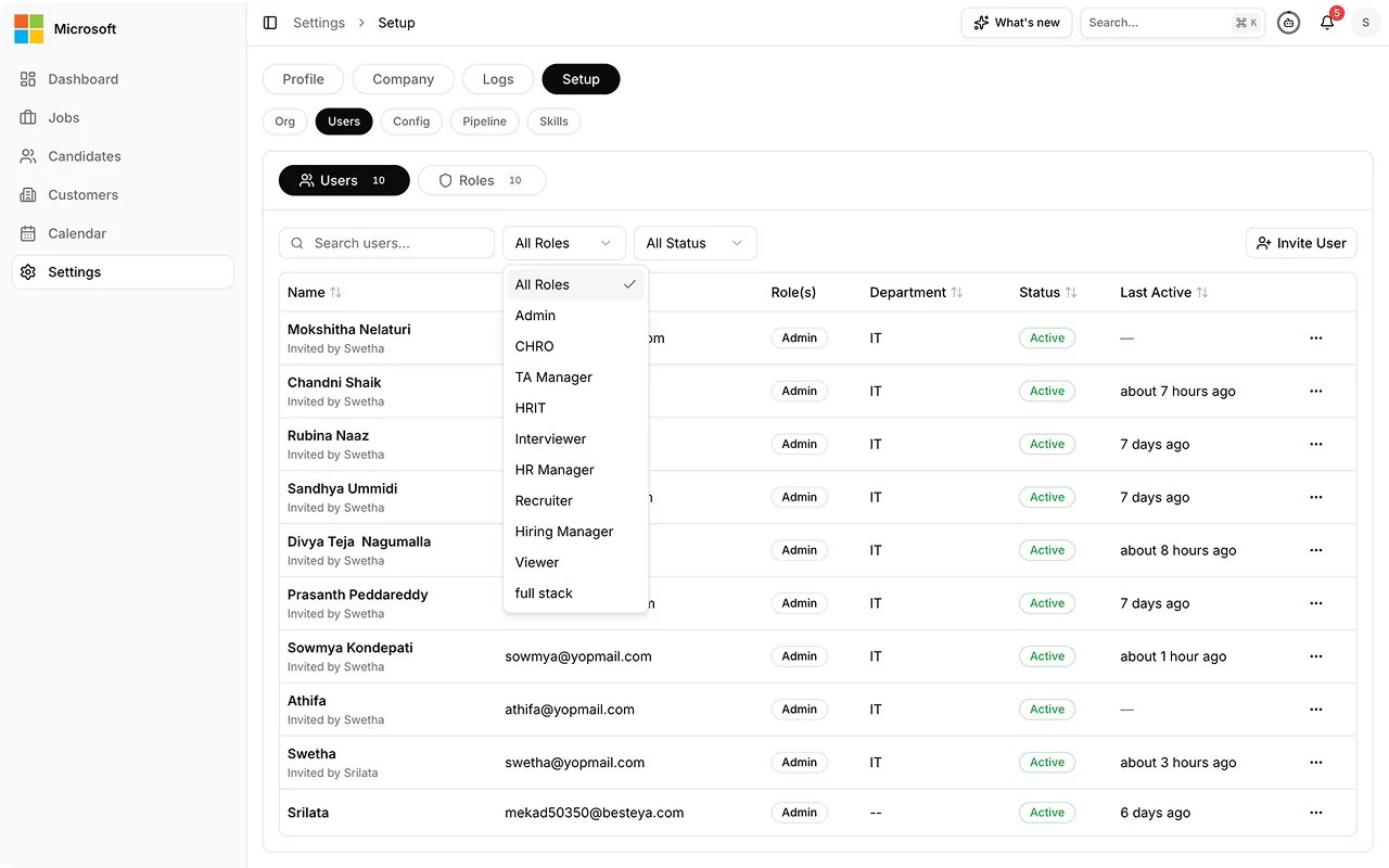 Search and filter