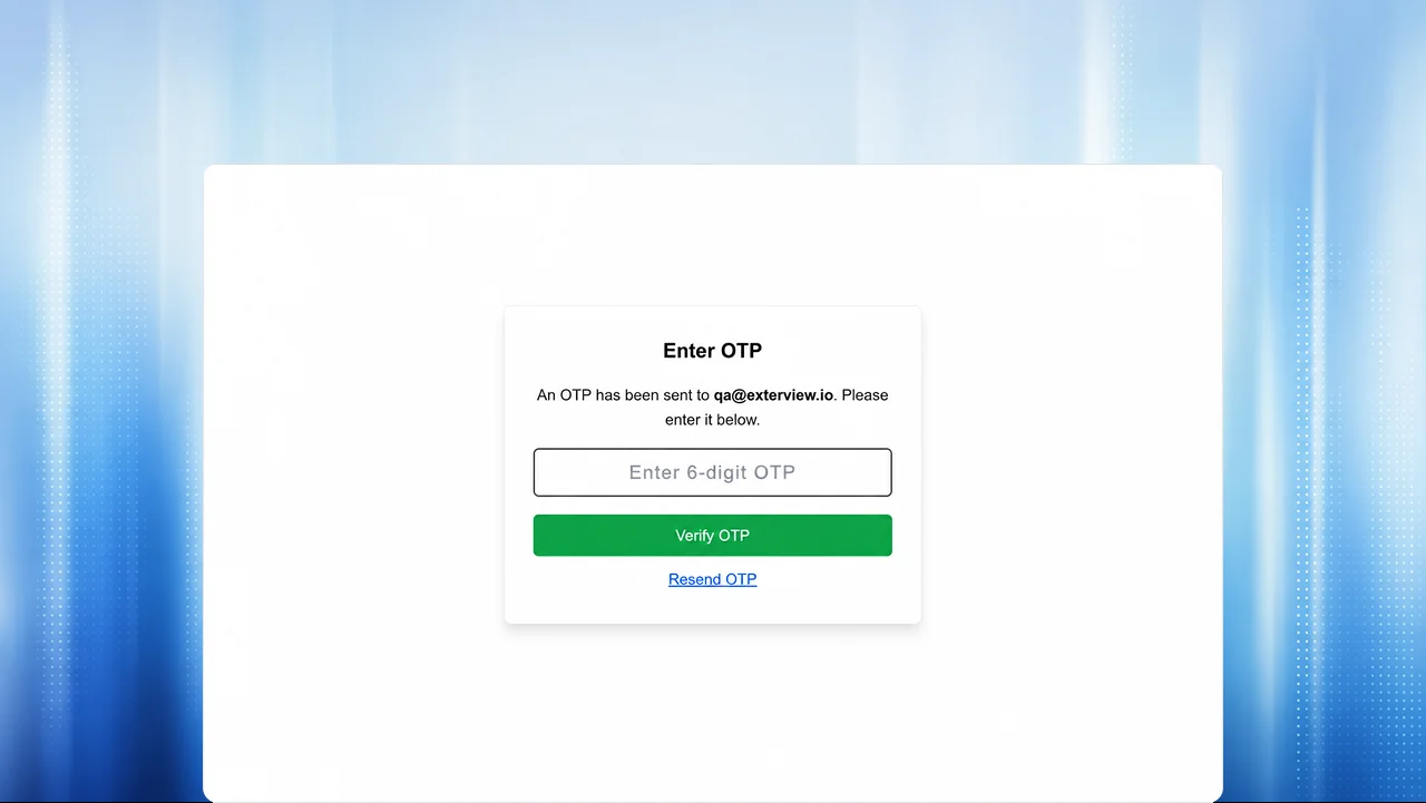 Verify by OTP