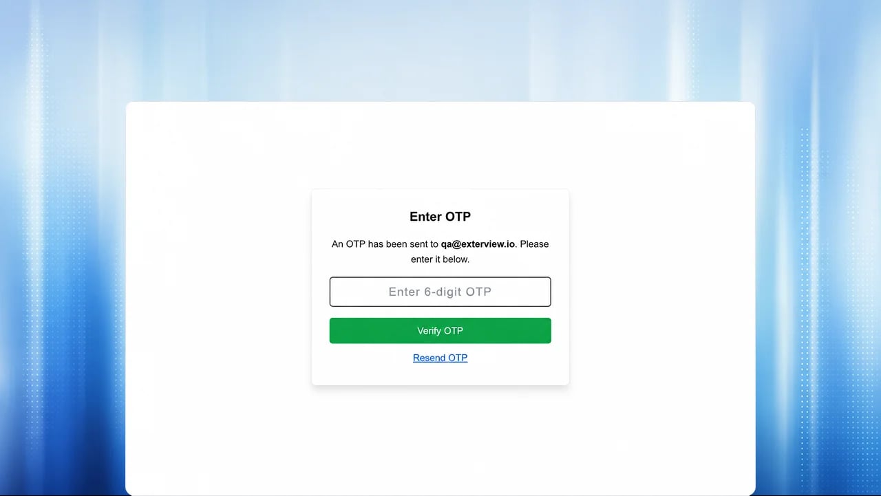 Verify by OTP