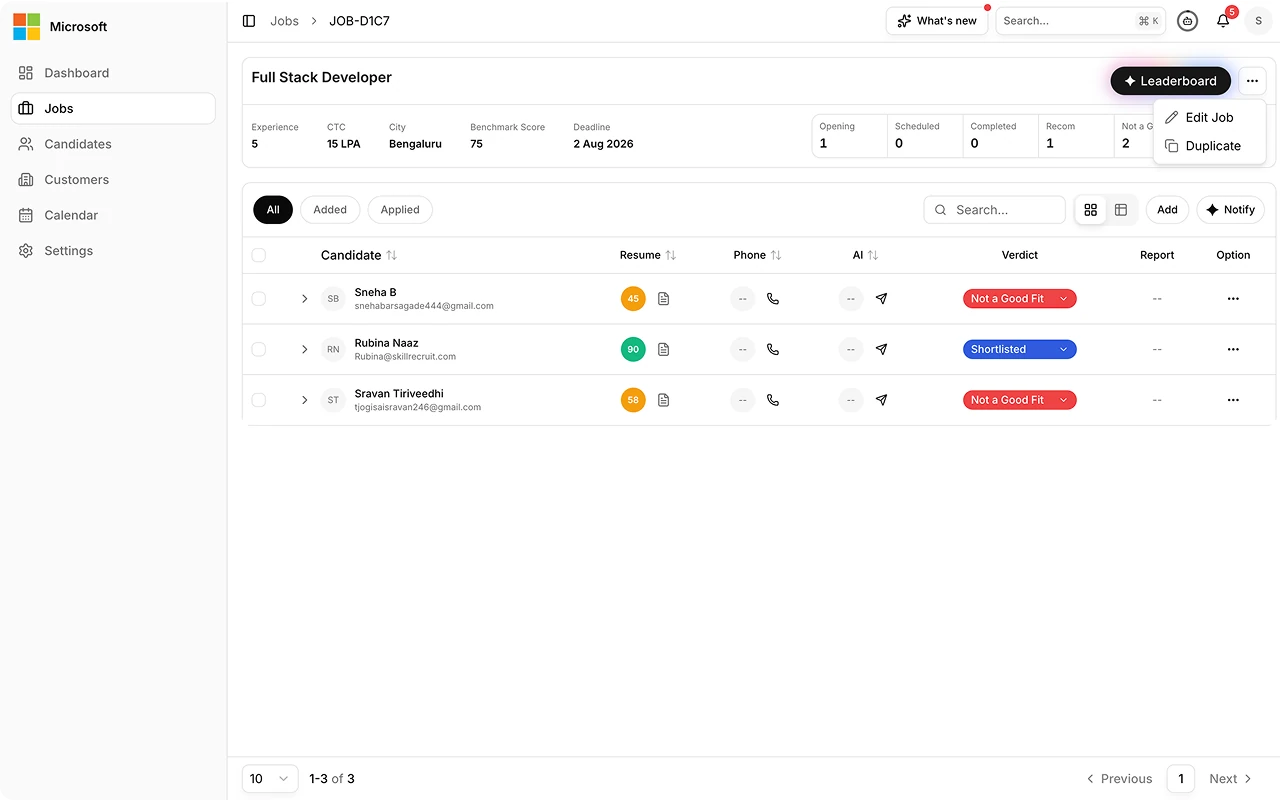Review the Phone Call Report