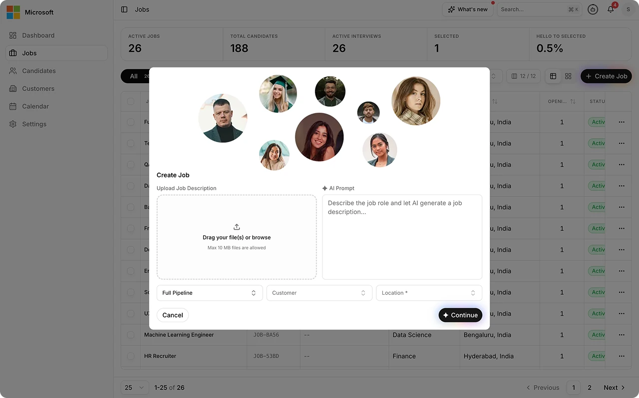 Create or open the role
