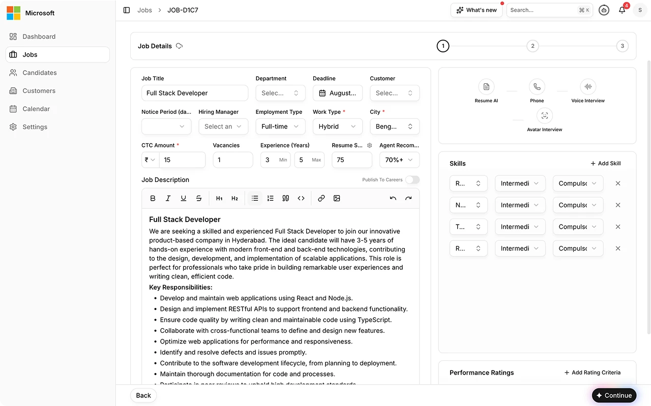 Review the AI-drafted details