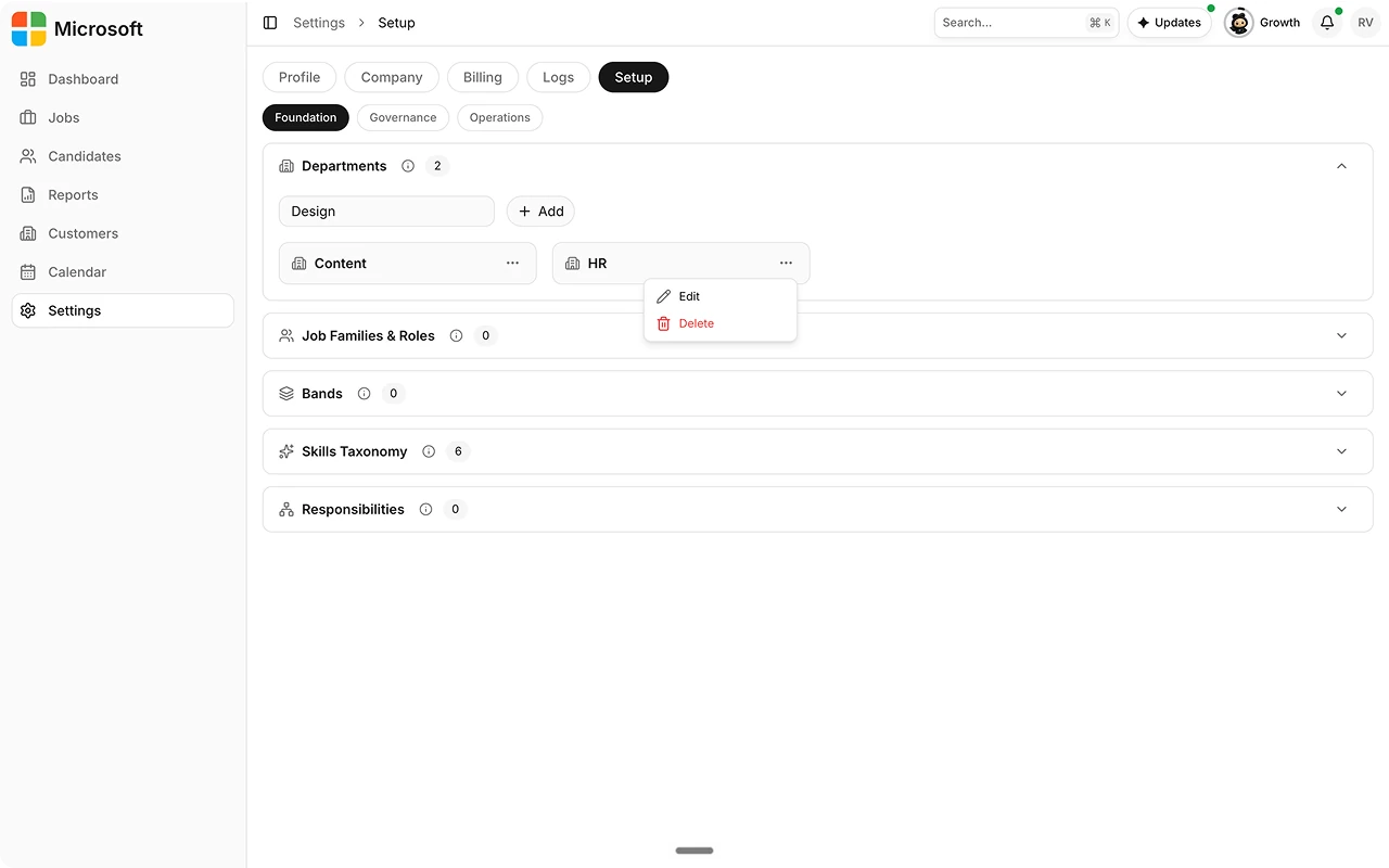 Edit or remove entries