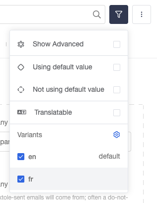 Screenshot showing If you have an international campaign and need to display different languages for different locations, you can easily translate from English to your desired...