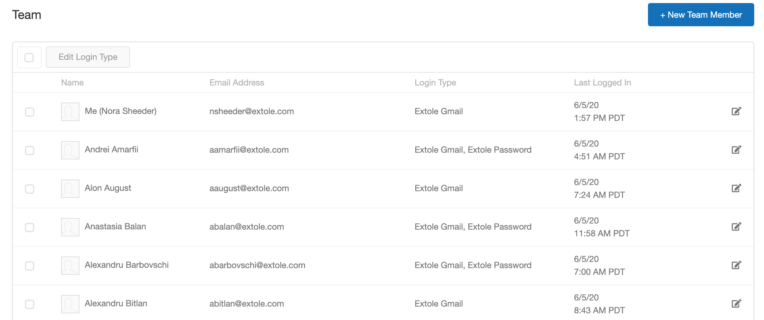 Screenshot showing In order to manage the people who have access to your My Extole account, navigate to your Settings page. Your settings include a Team section. Here you will...