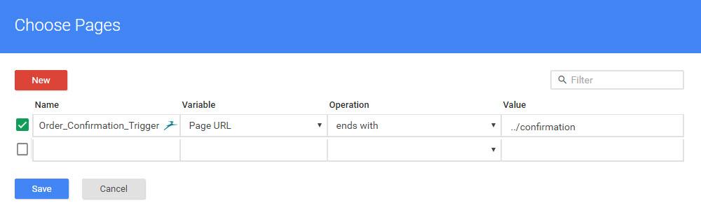 Screenshot showing When finished, your tag should look something like this