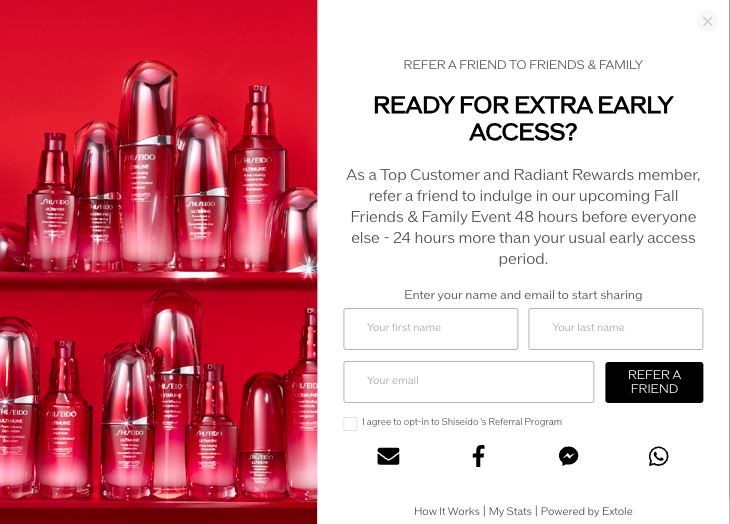 Screenshot showing However, since invites can be forwarded, this program design is not a great option if you want to run an exclusive offer.