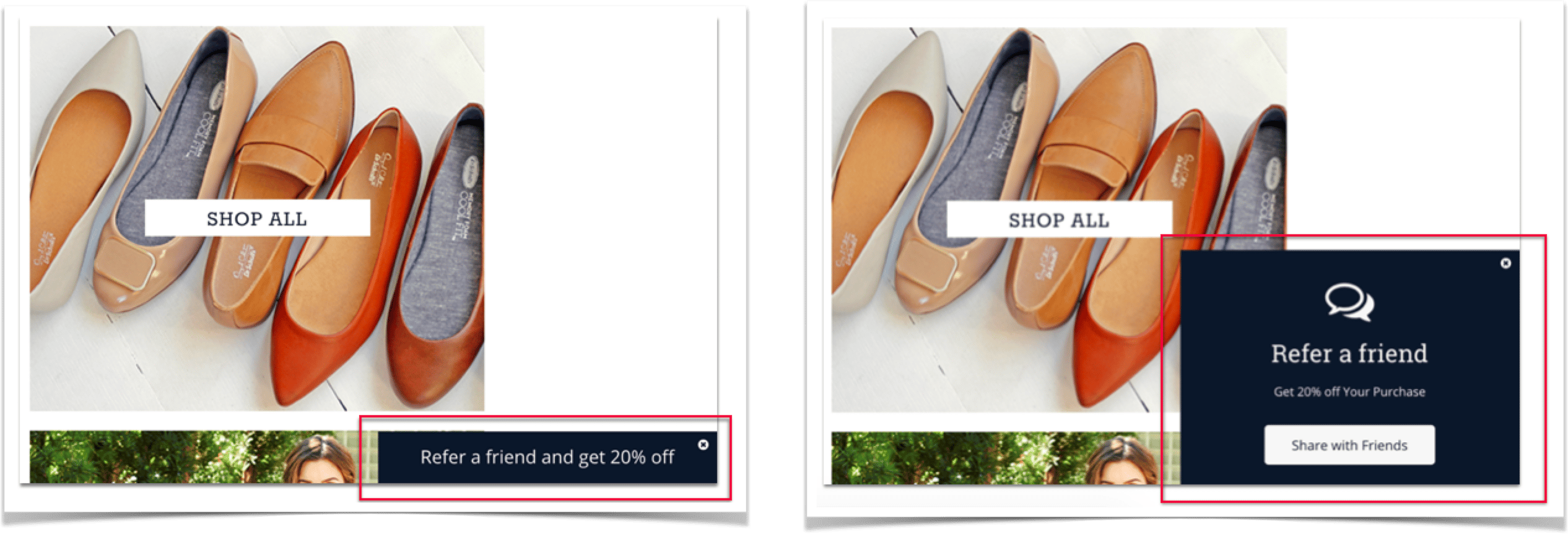 Screenshot showing The floating overlay is a top performing CTA because it's visible across the entire site. If your team is concerned about it interfering with other overlays,...