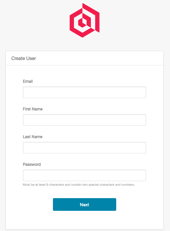 Screenshot showing Fill out the necessary fields associated with creating a user. The fields include your email address (this will be your username when logging into Extole),...