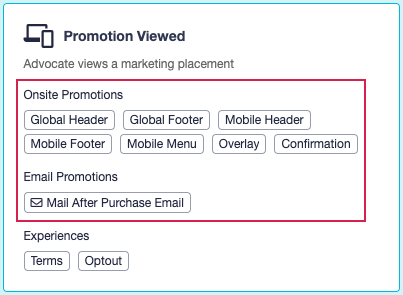 Screenshot showing Promotions are emails or marketing placements served by Extole directly onto your site or app that encourage people to participate in your campaign. You can...