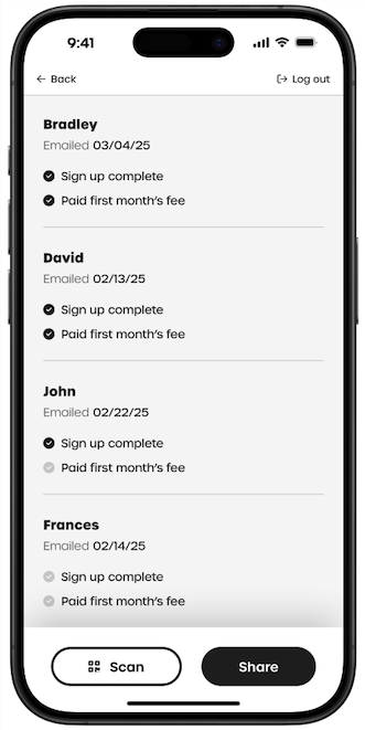 Screenshot showing When referred by the employee, once the customer completes the desired actions in your program, your employee will be rewarded. Your company can provide...