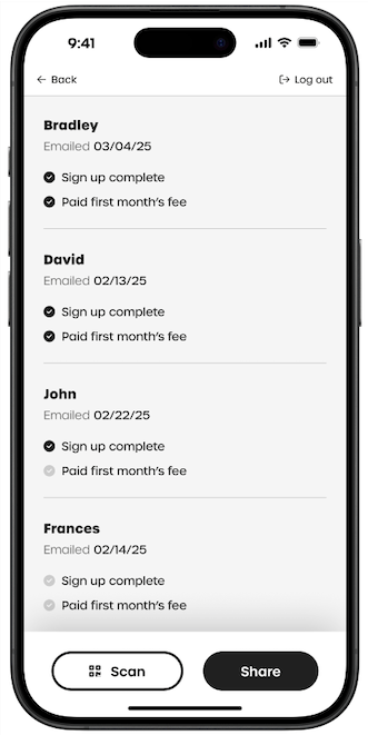 Screenshot showing When referred by the employee, once the customer completes the desired actions in your program, your employee will be rewarded. Your company can provide...