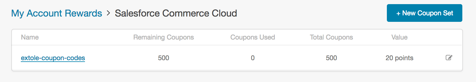 Screenshot showing The table will tell you the name of the coupon, remaining coupons in that pool, the number of coupons distributed, the total amount that has been inputted,...