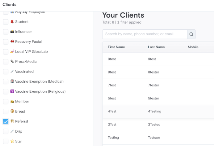 Screenshot showing | symbol | An emoji used to represent the Client Segment. By default, Extole will use “👯‍♀️” for referrals or '🏆' for loyalty, however this can be customized. |