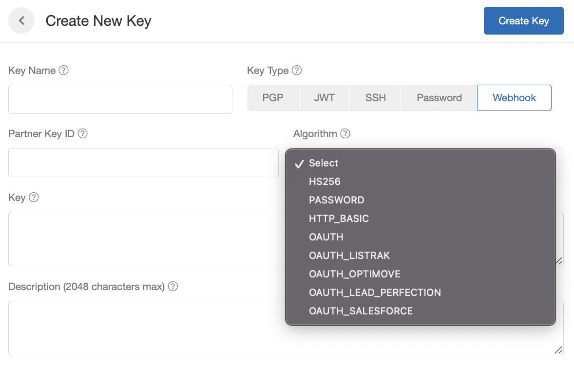 Screenshot showing These authorization options are configurable within the Security Center in your My Extole account under the Keys section.