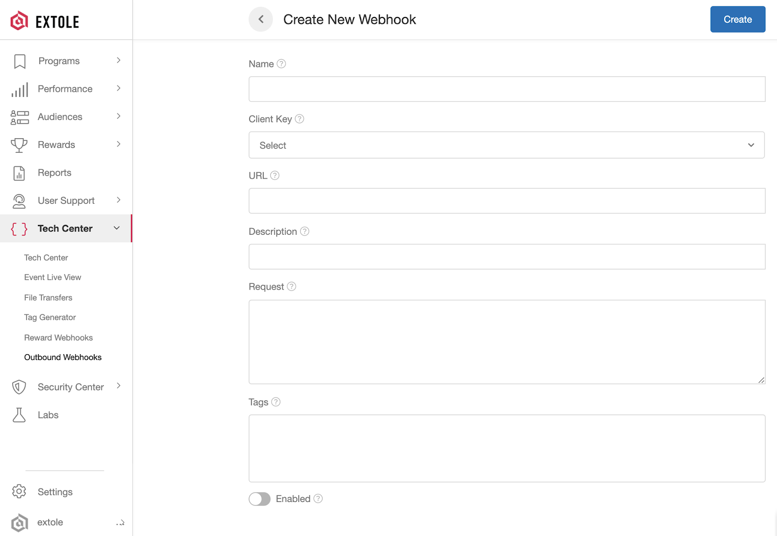 Screenshot showing If you need changes to the payload or to the events, please talk to your Solutions Architect. You can also let your Solutions Architect know what data you'd...