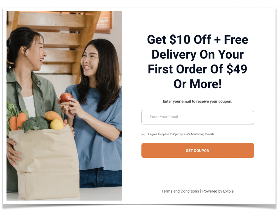 Screenshot showing A new customer visiting your company’s website will immediately see a call to action (CTA), typically in the form of an overlay, popup, or banner,...