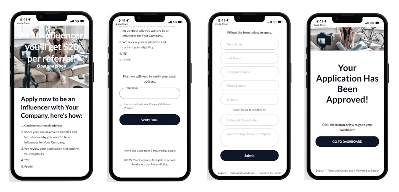 Screenshot showing The ambassador journey revolves around the Ambassador Portal. The portal is the hub where ambassadors can engage with your program, starting with the...