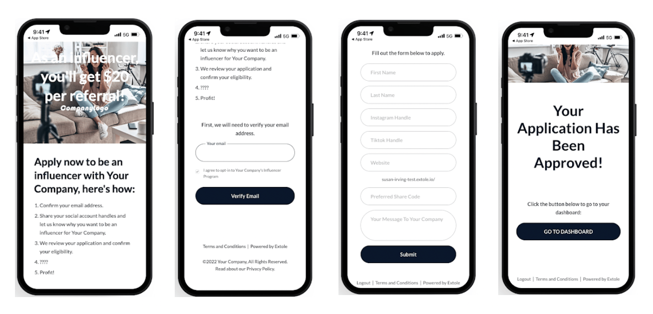 Screenshot showing The ambassador journey revolves around the Ambassador Portal. The portal is the hub where ambassadors can engage with your program, starting with the...