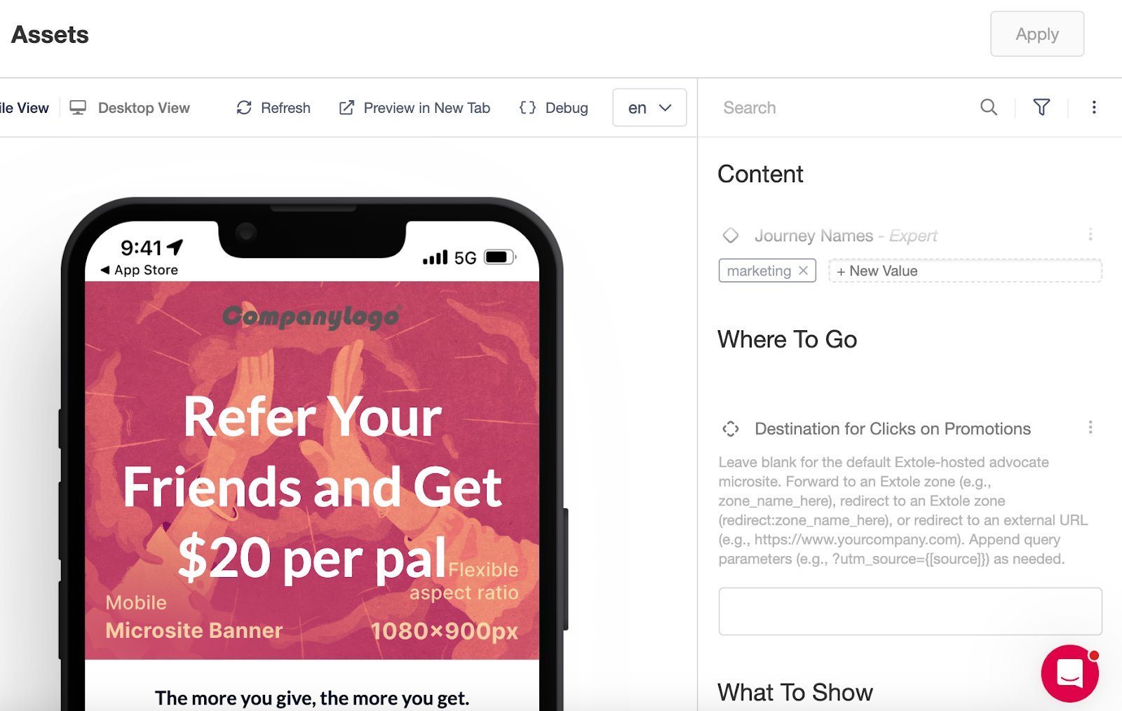 Screenshot showing >