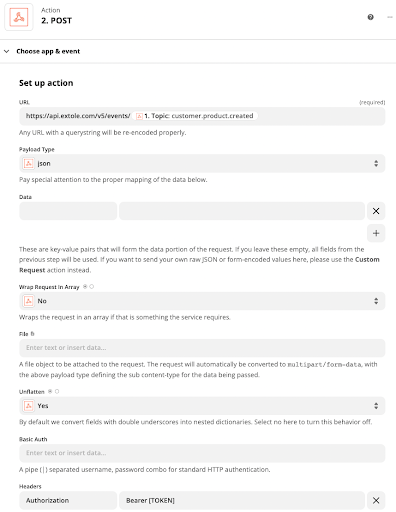 Screenshot showing Make sure to save your new action. The screenshots below will guide you through the process.