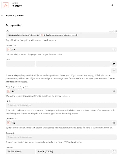 Screenshot showing Make sure to save your new action. The screenshots below will guide you through the process.