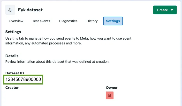 Dataset ID field
