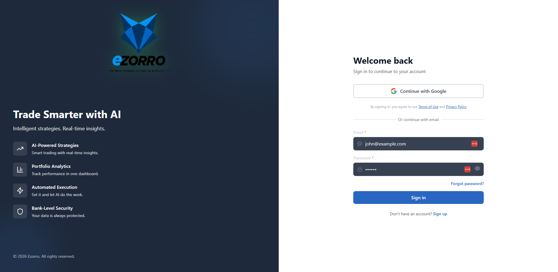 Login Page