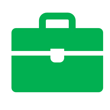 Briefcase with solid fill