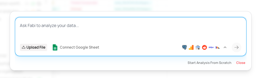 Upload a file interface