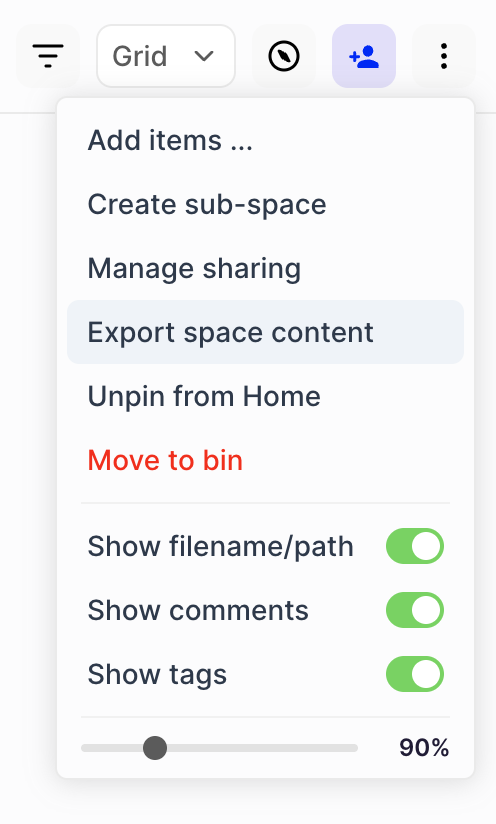 Exporting - Fabric User Guide